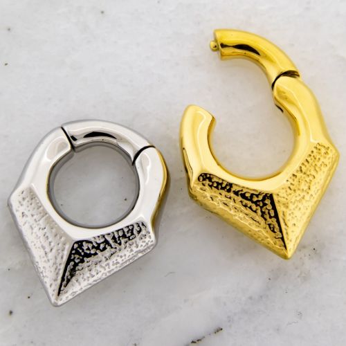 Steel Cast V shaped textured clicker