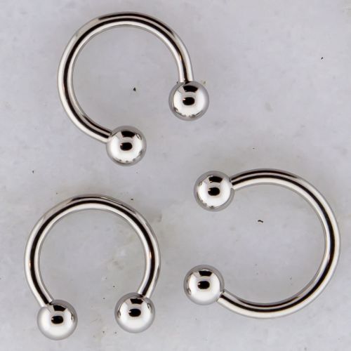 16G EXTERNALLY THREADED STEEL HORSESHOE