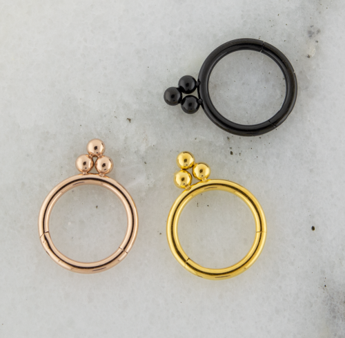 BEADED HINGED SEGMENT RING