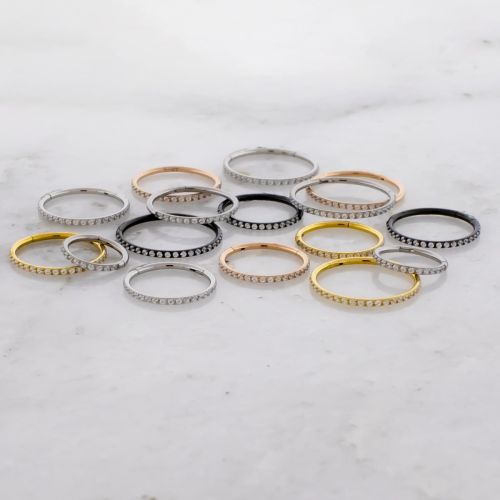 HINGED SEGMENT RING WITH GEMS