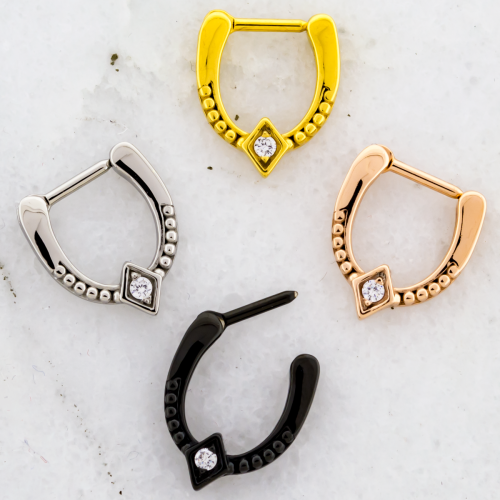 STEEL BEADED STYLE SEPTUM/DAITH CLICKER