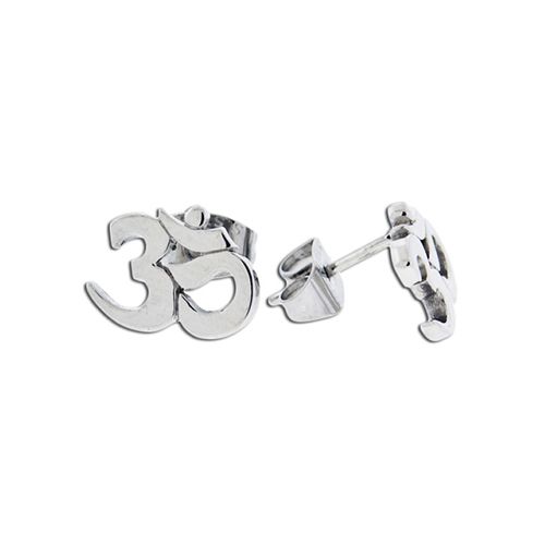 PAIR EARRING STUD OHM
