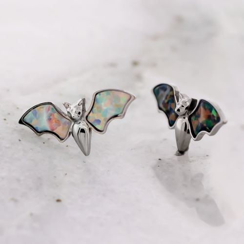16G/18G Titanium Internal Bat With Opal Wings
