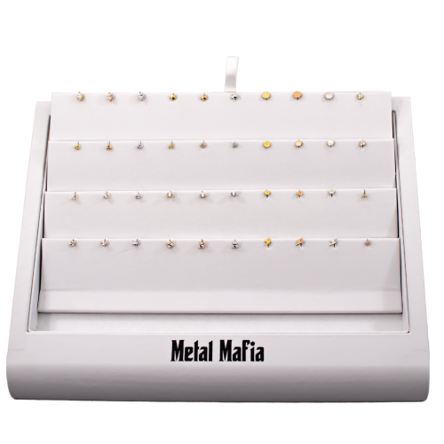 18KT Gold Threadless Head & Display Kit- The Classics