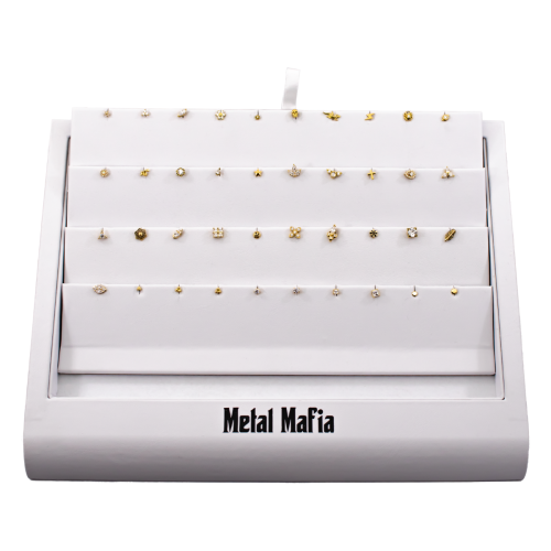 18KT Gold Threadless Head & Display Kit- Yellow Gold