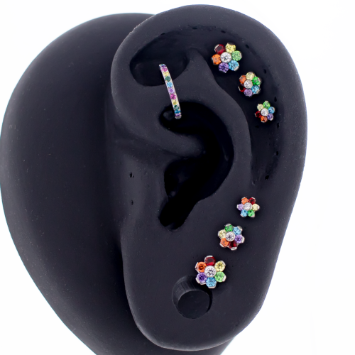 Titanium Threadless- Love Is Love Ear Curation